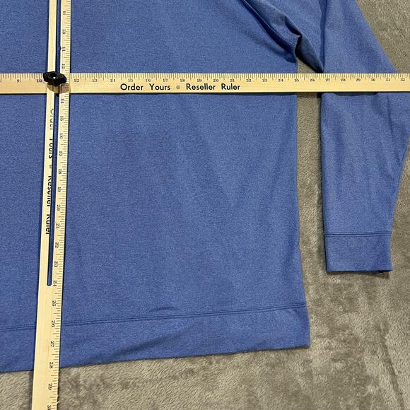 Holderness & Bourne Pullover Mens XL Blue The Westland Quarter Zip Golf Tech - Picture 9 of 10